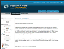 Tablet Screenshot of openphpnuke.com